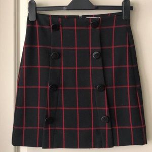 Loft Plaid Skirt